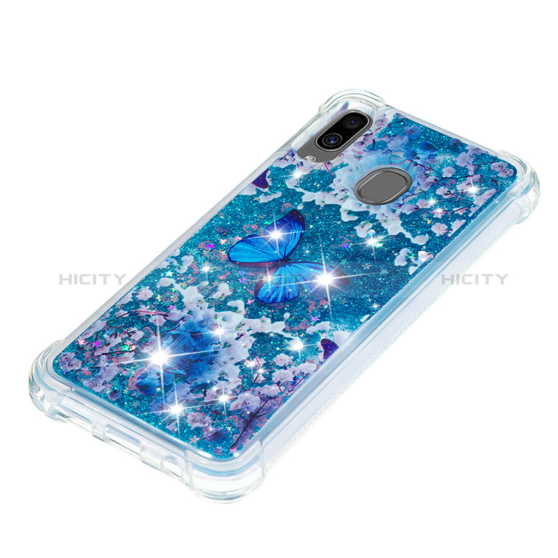 Coque Silicone Housse Etui Gel Bling-Bling S03 pour Samsung Galaxy M10S Plus