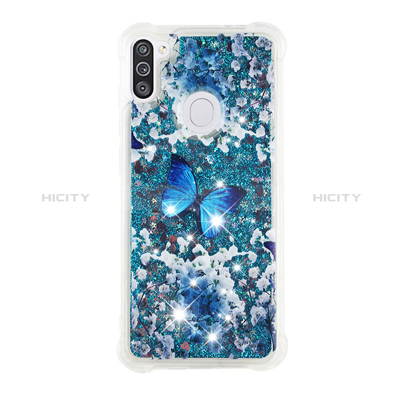 Coque Silicone Housse Etui Gel Bling-Bling S03 pour Samsung Galaxy M11 Plus