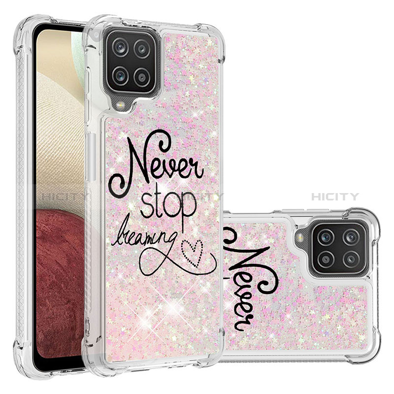 Coque Silicone Housse Etui Gel Bling-Bling S03 pour Samsung Galaxy M12 Plus