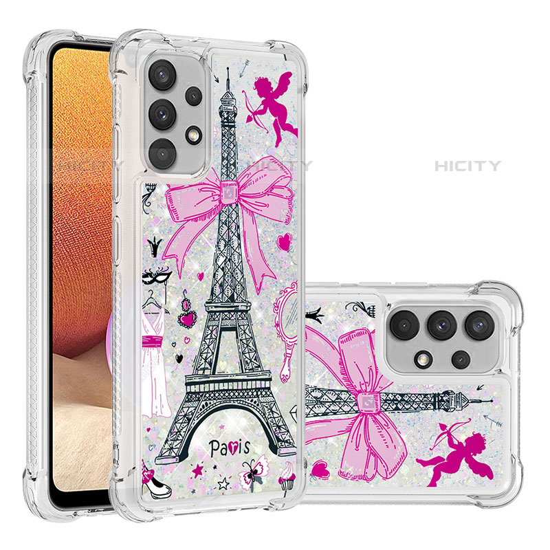 Coque Silicone Housse Etui Gel Bling-Bling S03 pour Samsung Galaxy M32 5G Mixte Plus