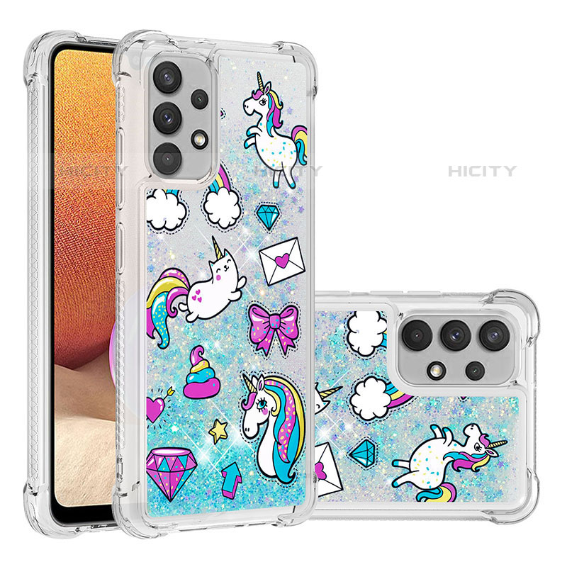 Coque Silicone Housse Etui Gel Bling-Bling S03 pour Samsung Galaxy M32 5G Plus