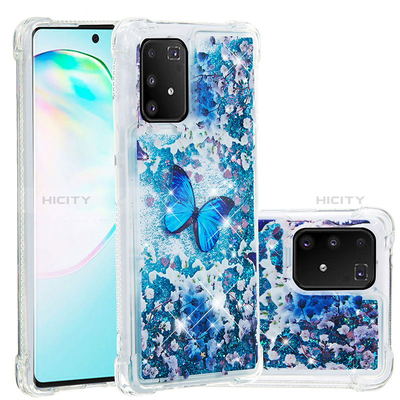 Coque Silicone Housse Etui Gel Bling-Bling S03 pour Samsung Galaxy M80S Plus