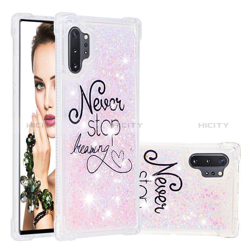 Coque Silicone Housse Etui Gel Bling-Bling S03 pour Samsung Galaxy Note 10 Plus 5G Mixte Plus
