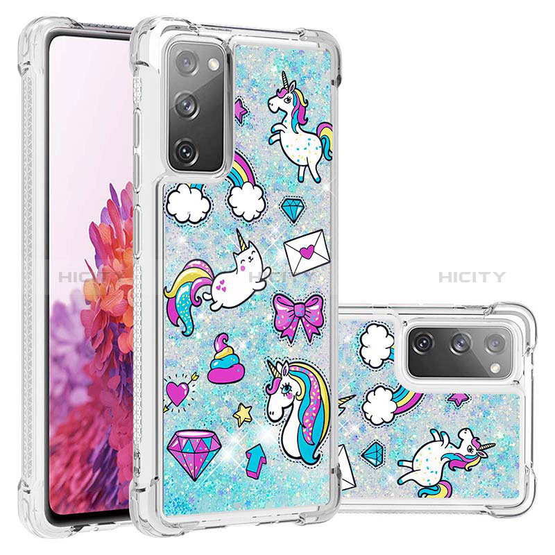 Coque Silicone Housse Etui Gel Bling-Bling S03 pour Samsung Galaxy S20 FE (2022) 5G Plus
