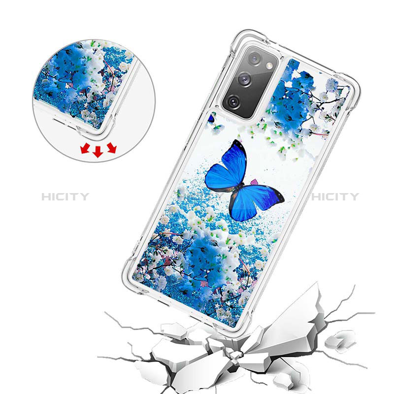 Coque Silicone Housse Etui Gel Bling-Bling S03 pour Samsung Galaxy S20 Lite 5G Plus