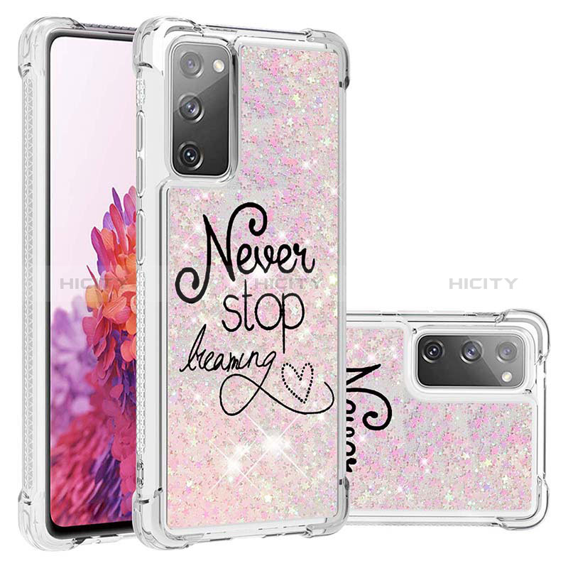 Coque Silicone Housse Etui Gel Bling-Bling S03 pour Samsung Galaxy S20 Lite 5G Plus