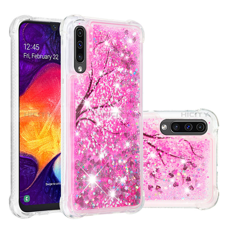 Coque Silicone Housse Etui Gel Bling-Bling S04 pour Samsung Galaxy A30S Plus