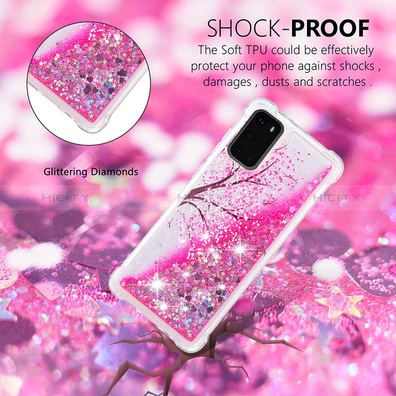 Coque Silicone Housse Etui Gel Bling-Bling S04 pour Samsung Galaxy S20 5G Plus