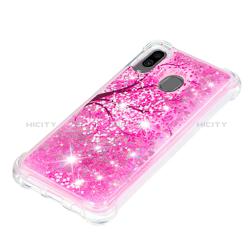 Coque Silicone Housse Etui Gel Bling-Bling S05 pour Samsung Galaxy A30 Plus