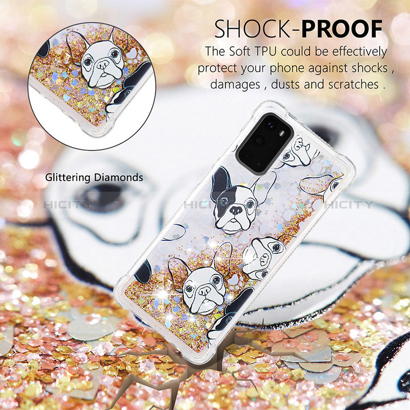 Coque Silicone Housse Etui Gel Bling-Bling S05 pour Samsung Galaxy S20 5G Plus