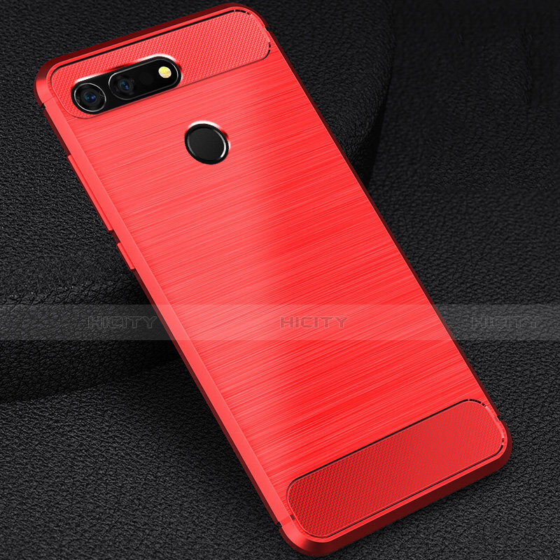 Coque Silicone Housse Etui Gel Line C03 pour Huawei Honor View 20 Plus