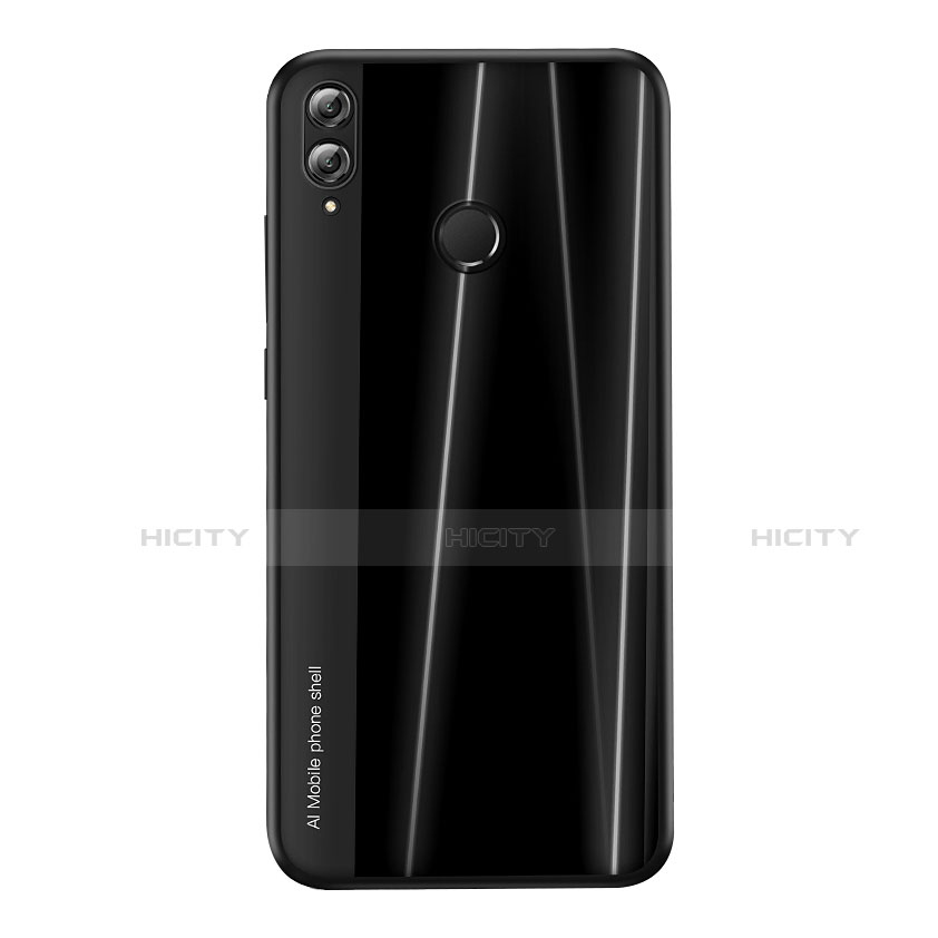 Coque Silicone Housse Etui Gel Line pour Huawei Honor V10 Lite Noir Plus