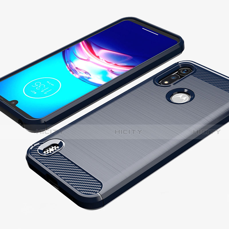 Coque Silicone Housse Etui Gel Line pour Motorola Moto E6s (2020) Plus