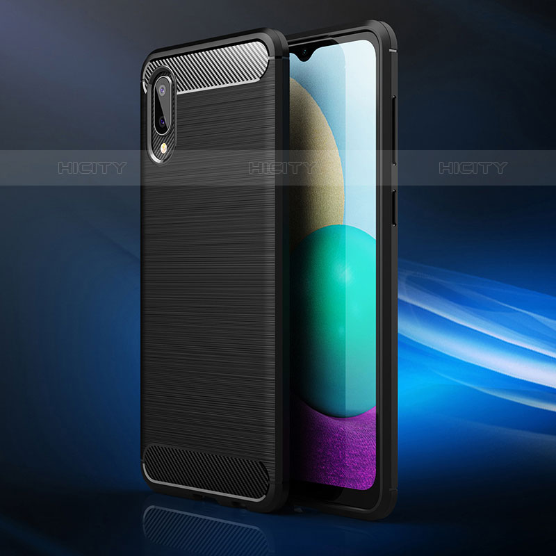 Coque Silicone Housse Etui Gel Line pour Samsung Galaxy M02 Plus