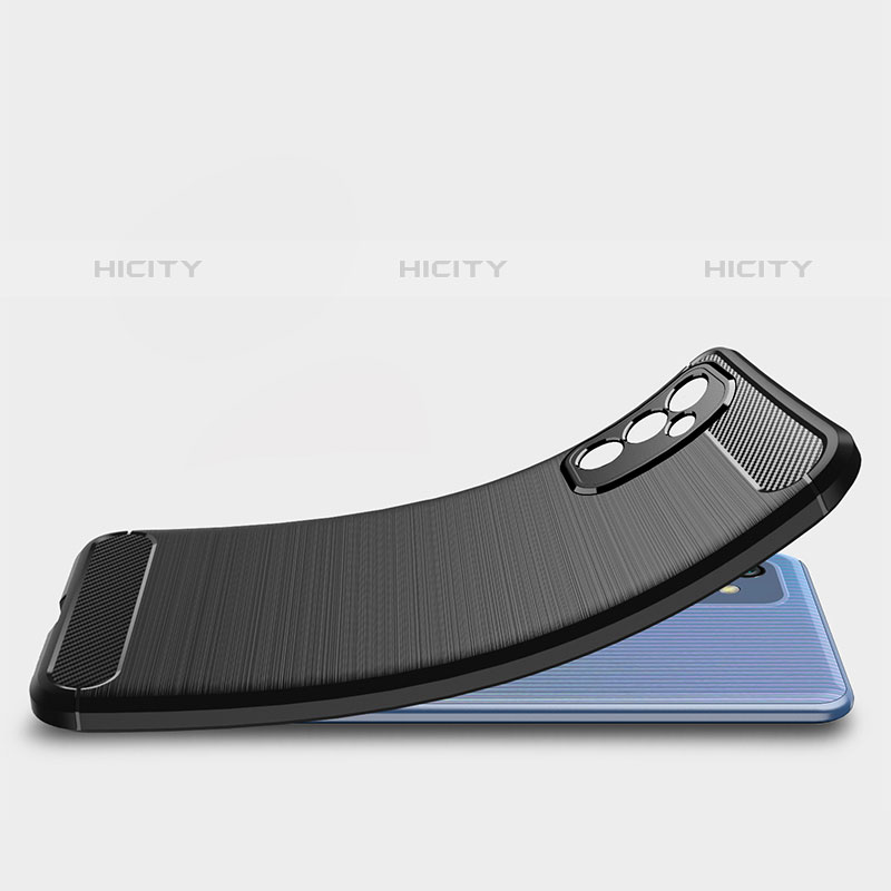 Coque Silicone Housse Etui Gel Line pour Samsung Galaxy M52 5G Plus