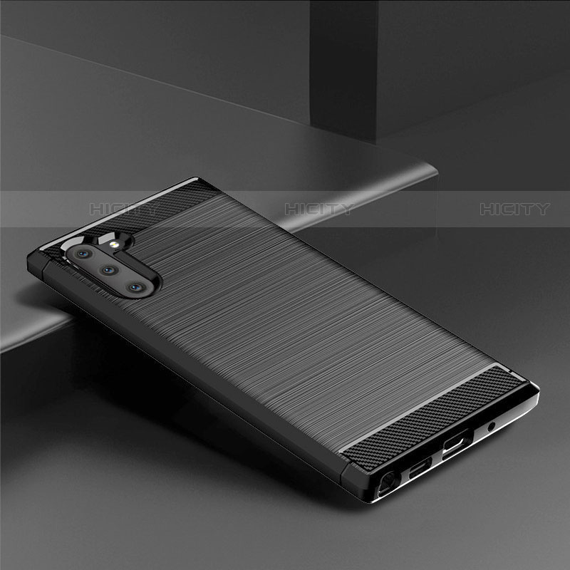 Coque Silicone Housse Etui Gel Line pour Samsung Galaxy Note 10 Plus
