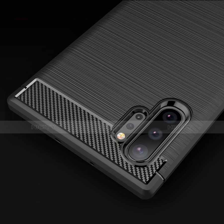 Coque Silicone Housse Etui Gel Line pour Samsung Galaxy Note 10 Plus 5G Plus