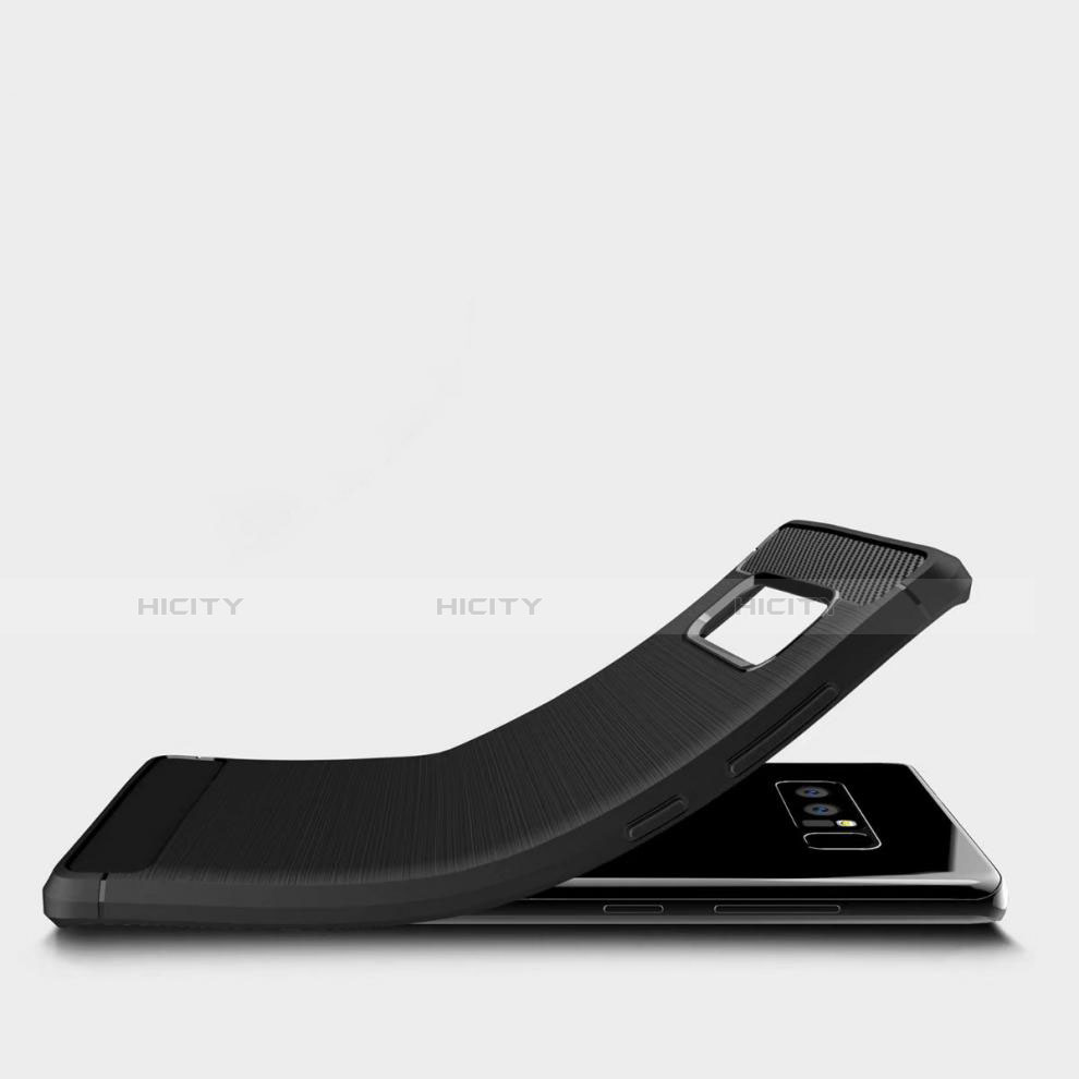 Coque Silicone Housse Etui Gel Line pour Samsung Galaxy Note 8 Plus