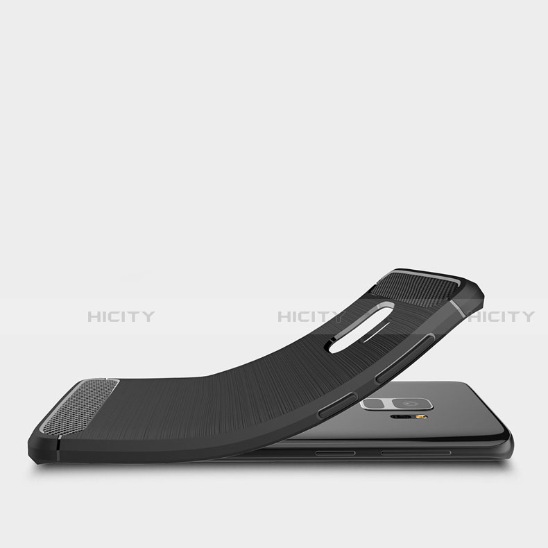 Coque Silicone Housse Etui Gel Line pour Samsung Galaxy S9 Plus