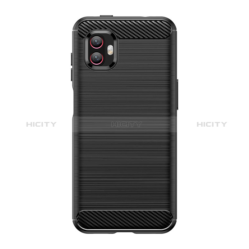 Coque Silicone Housse Etui Gel Line pour Samsung Galaxy Xcover Pro 2 5G Noir Plus