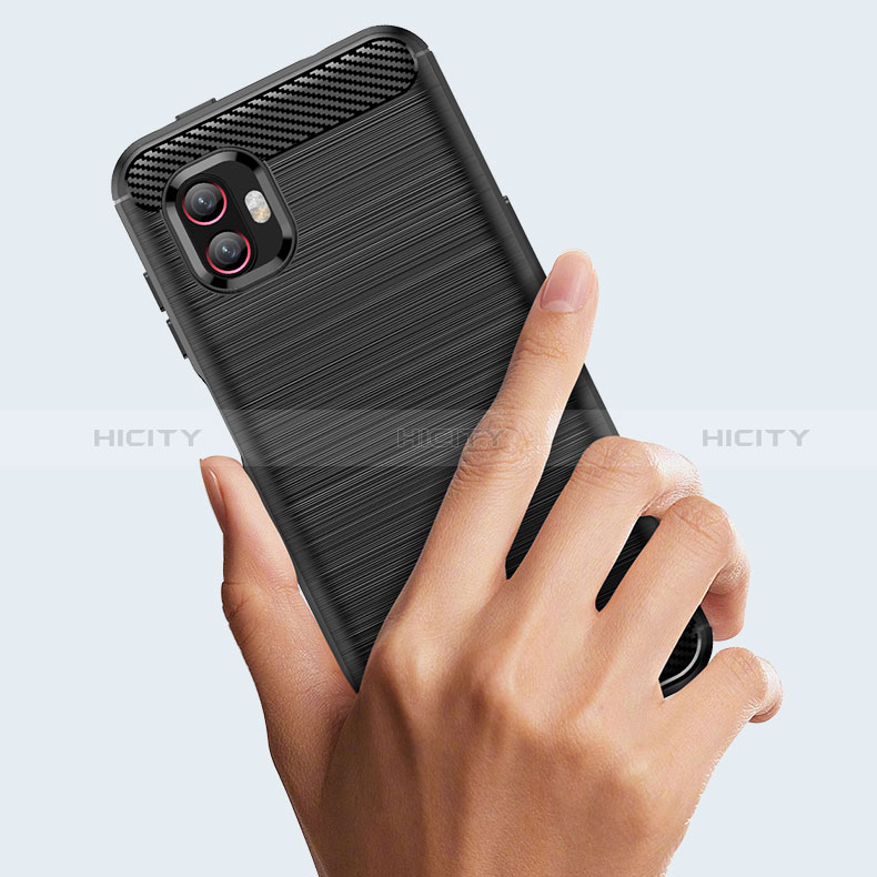 Coque Silicone Housse Etui Gel Line pour Samsung Galaxy Xcover Pro 2 5G Plus