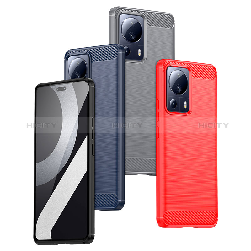 Coque Silicone Housse Etui Gel Line pour Xiaomi Mi 13 Lite 5G Plus