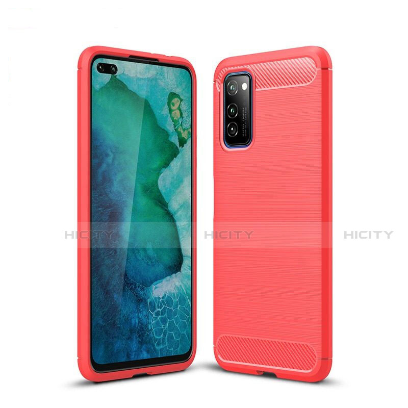 Coque Silicone Housse Etui Gel Line S01 pour Huawei Honor V30 5G Plus