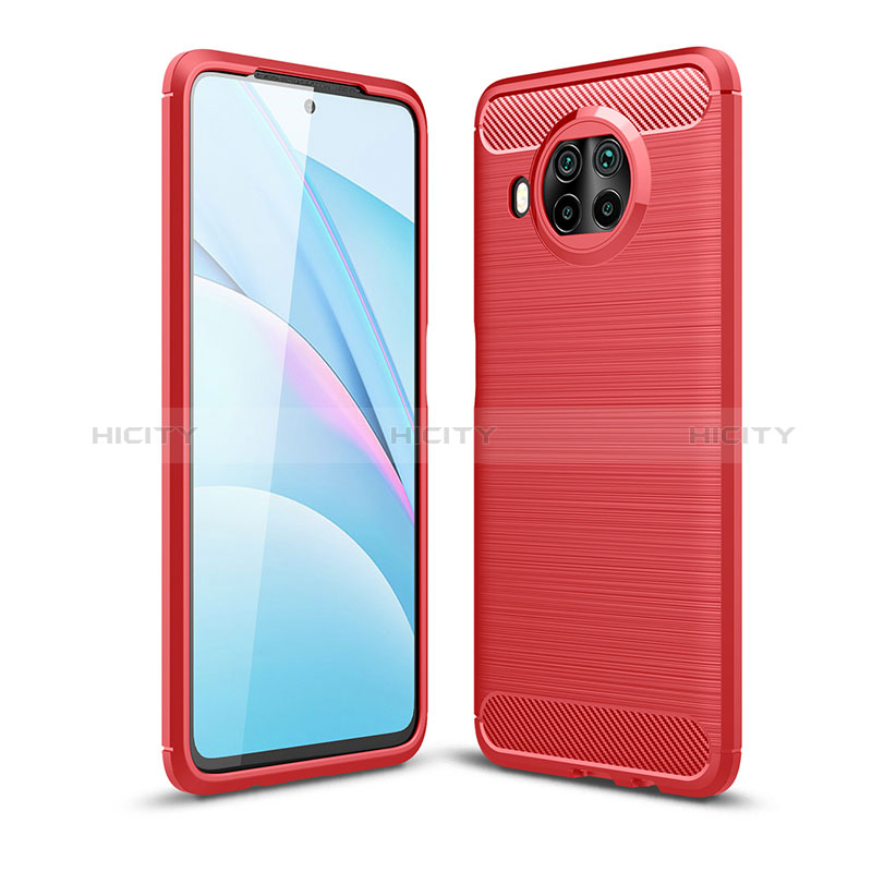 Coque Silicone Housse Etui Gel Line WL1 pour Xiaomi Mi 10T Lite 5G Rouge Plus