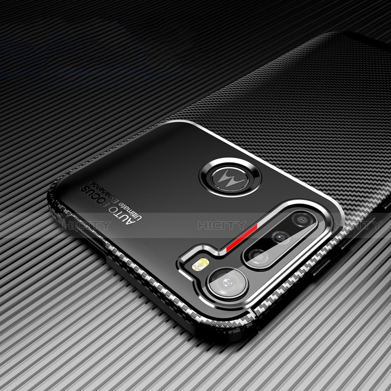 Coque Silicone Housse Etui Gel Serge pour Motorola Moto One Fusion Plus Plus