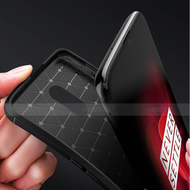 Coque Silicone Housse Etui Gel Serge pour OnePlus 6 Plus