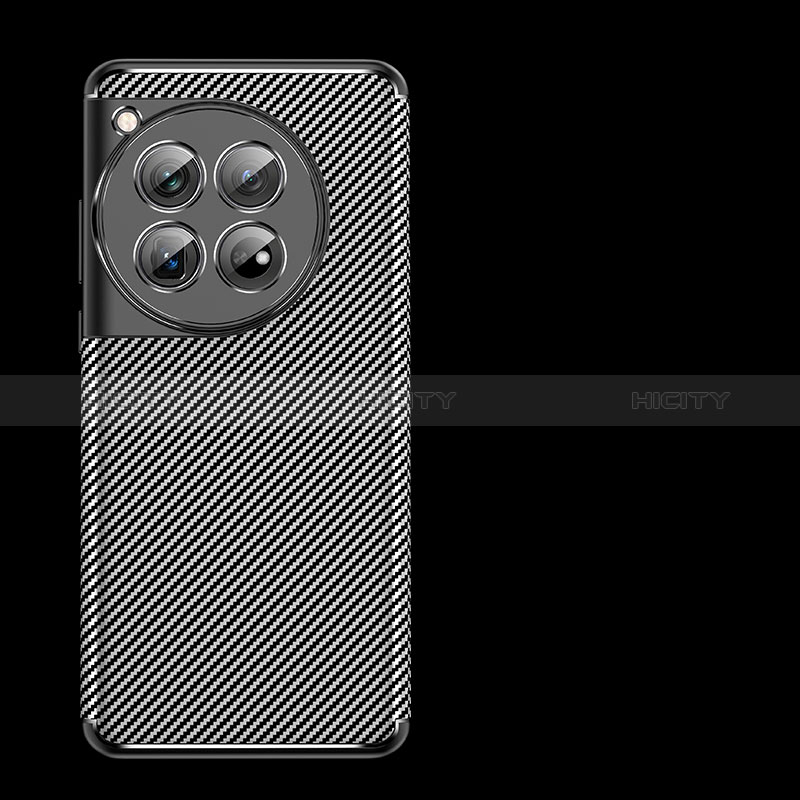 Coque Silicone Housse Etui Gel Serge pour OnePlus Ace 3 5G Noir Plus