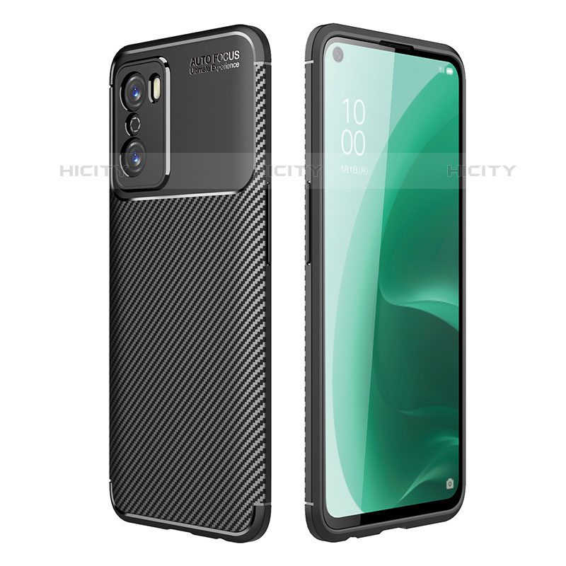 Coque Silicone Housse Etui Gel Serge pour Oppo A55S 5G Plus
