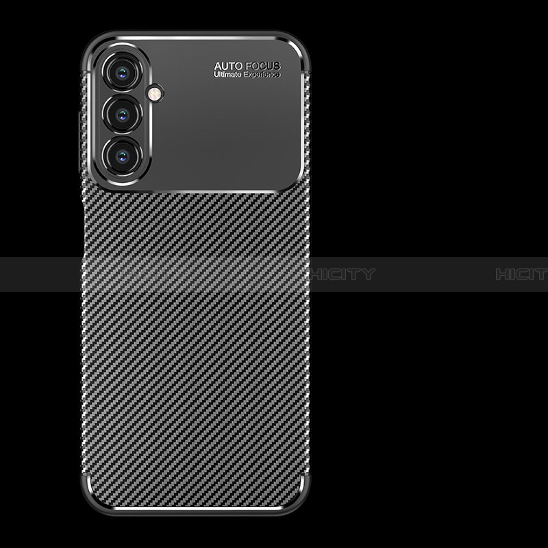 Coque Silicone Housse Etui Gel Serge pour Samsung Galaxy A14 5G Noir Plus