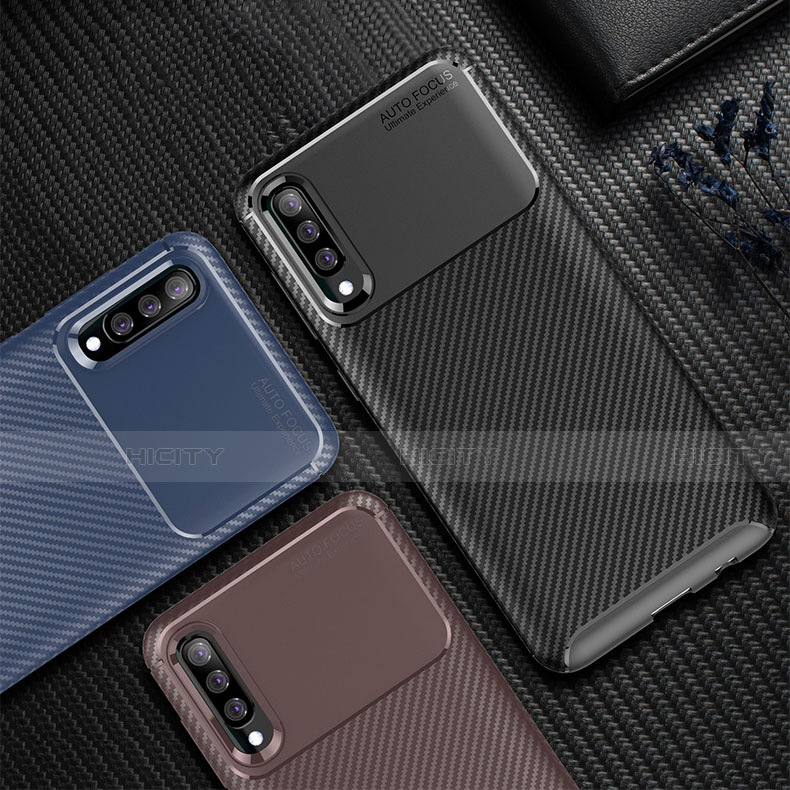 Coque Silicone Housse Etui Gel Serge pour Samsung Galaxy A50 Plus
