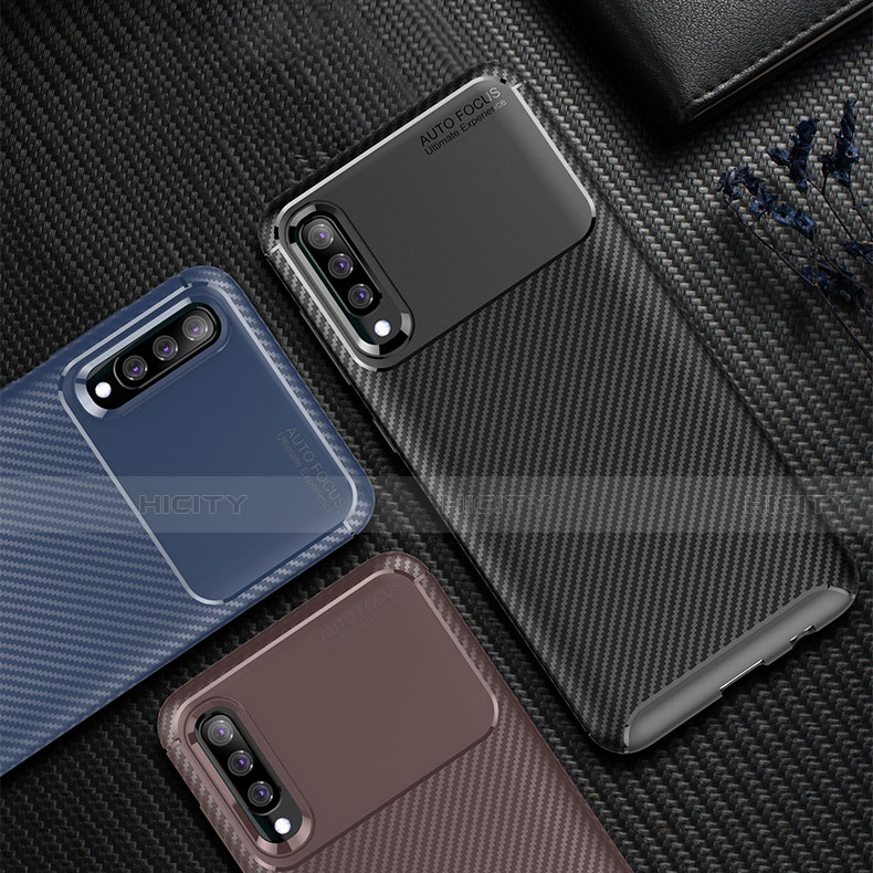 Coque Silicone Housse Etui Gel Serge pour Samsung Galaxy A70 Plus