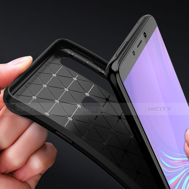 Coque Silicone Housse Etui Gel Serge pour Samsung Galaxy A9s Plus