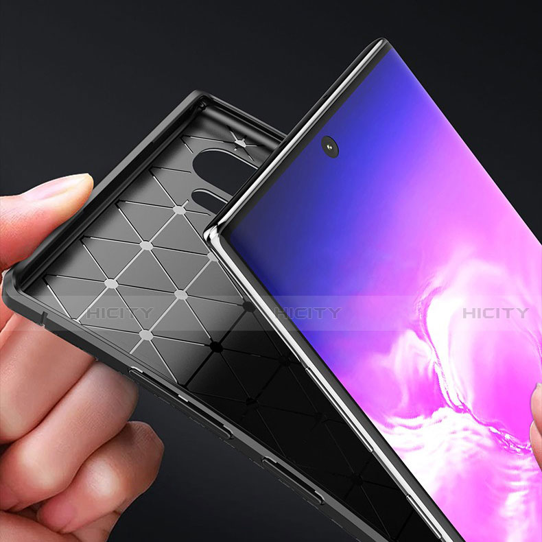 Coque Silicone Housse Etui Gel Serge pour Samsung Galaxy Note 10 Plus Plus