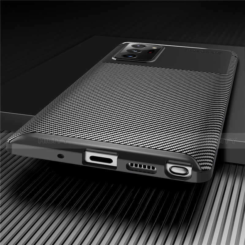Coque Silicone Housse Etui Gel Serge pour Samsung Galaxy Note 20 Ultra 5G Plus