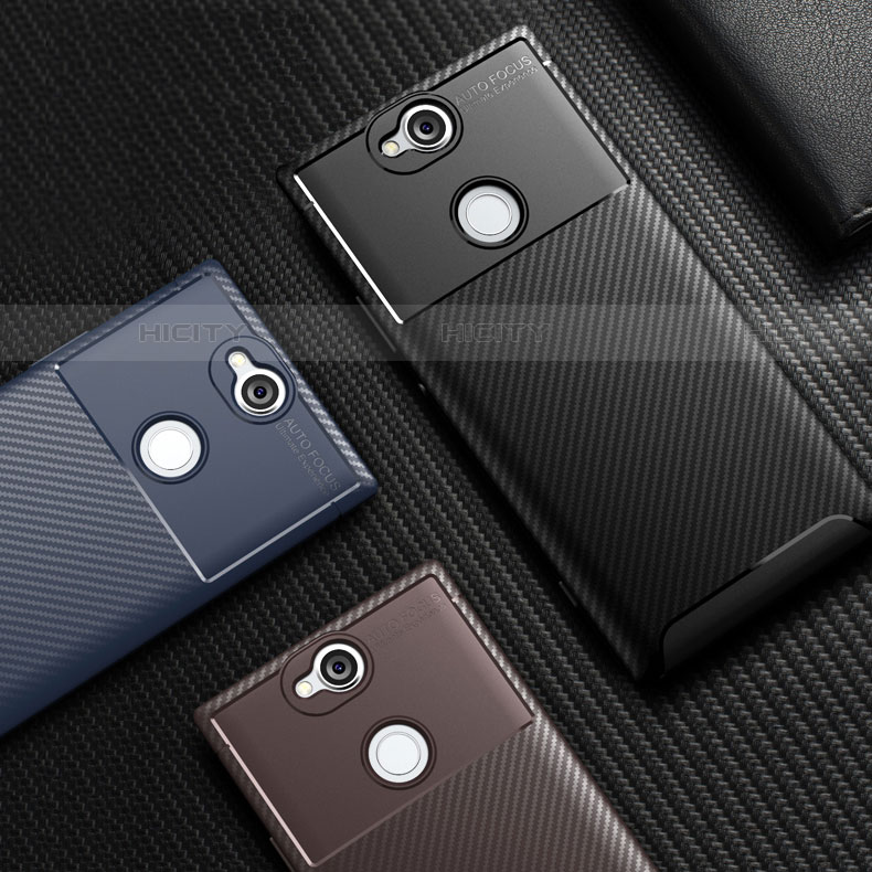 Coque Silicone Housse Etui Gel Serge pour Sony Xperia XA2 Plus