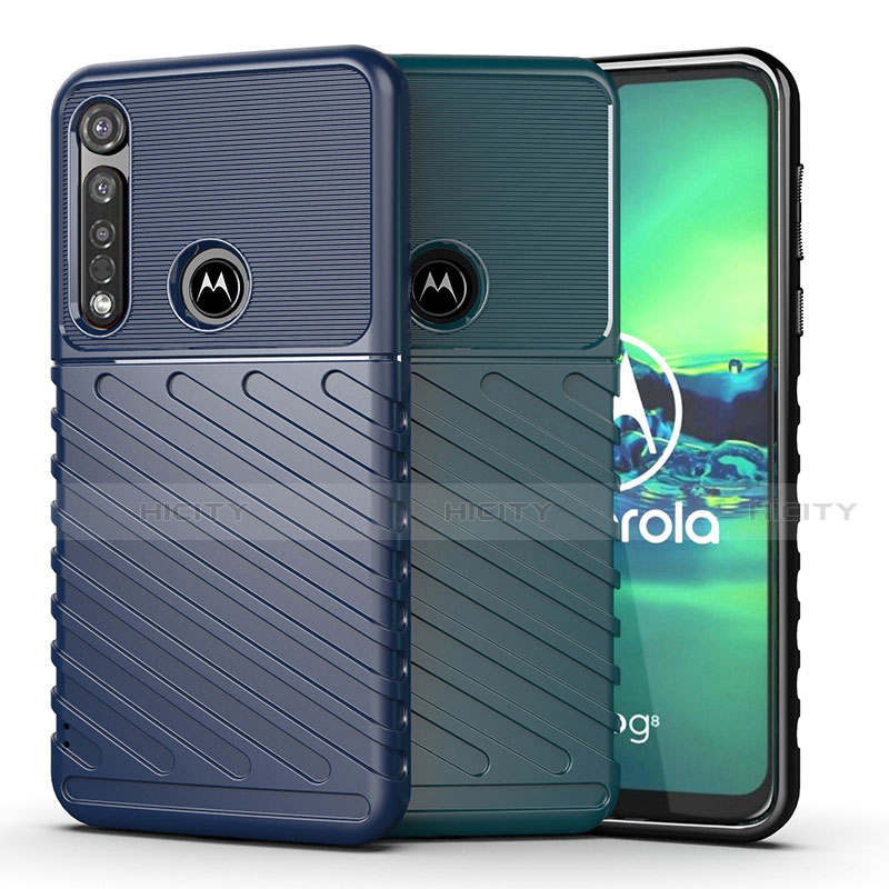 Coque Silicone Housse Etui Gel Serge S01 pour Motorola Moto G8 Plus Plus