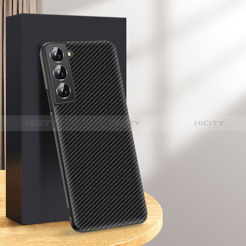 Coque Silicone Housse Etui Gel Serge S03 pour Samsung Galaxy S24 Plus 5G Noir Plus