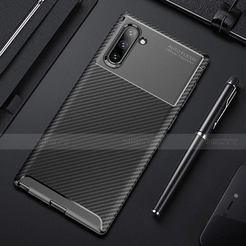 Coque Silicone Housse Etui Gel Serge Y01 pour Samsung Galaxy Note 10 5G Noir Plus