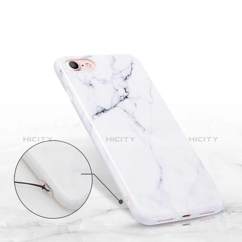 coque silicone iphone 7 marbre