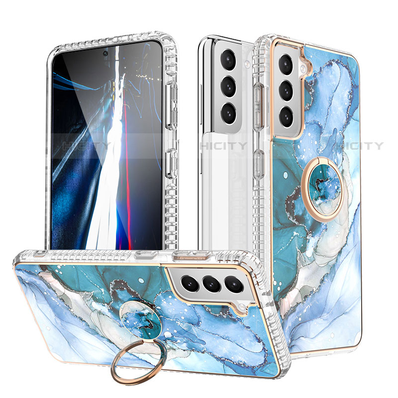 Coque Silicone Motif Fantaisie Souple Couleur Unie Etui Housse S02 pour Samsung Galaxy S22 5G Plus