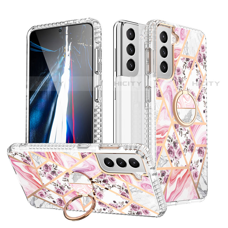 Coque Silicone Motif Fantaisie Souple Couleur Unie Etui Housse S02 pour Samsung Galaxy S22 5G Plus