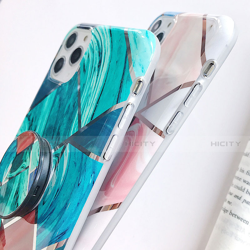 Coque Silicone Motif Fantaisie Souple Couleur Unie Etui Housse S06 pour Apple iPhone 11 Pro Max Plus