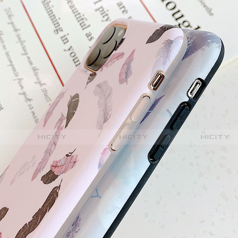 Coque Silicone Motif Fantaisie Souple Couleur Unie Etui Housse S15 pour Apple iPhone 11 Pro Max Plus