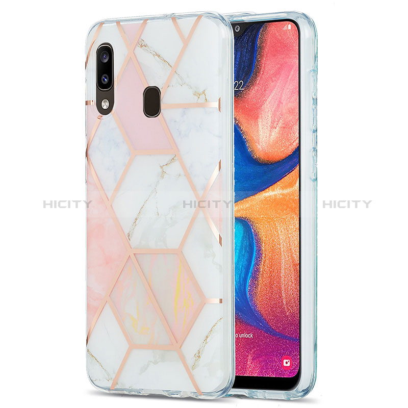 Coque Silicone Motif Fantaisie Souple Couleur Unie Etui Housse Y01B pour Samsung Galaxy M10S Plus