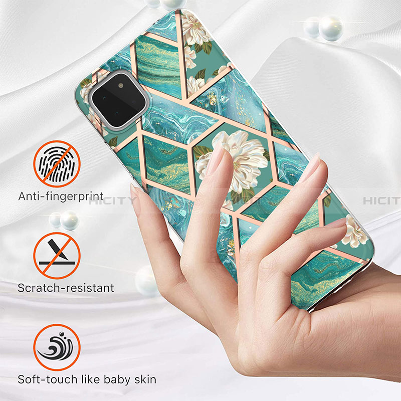 Coque Silicone Motif Fantaisie Souple Couleur Unie Etui Housse Y02B pour Samsung Galaxy A22 5G Plus