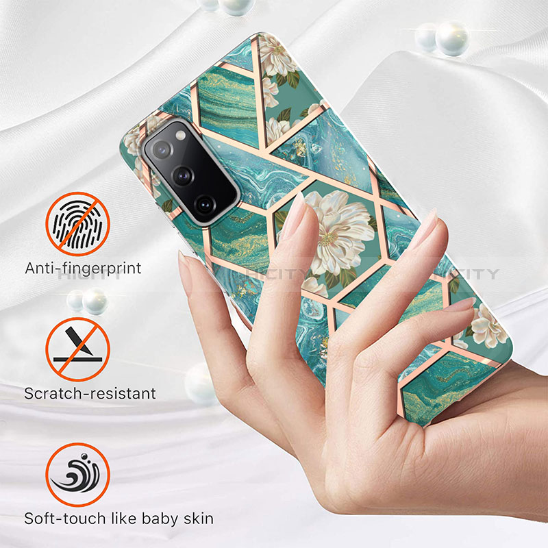 Coque Silicone Motif Fantaisie Souple Couleur Unie Etui Housse Y02B pour Samsung Galaxy S20 FE 5G Plus